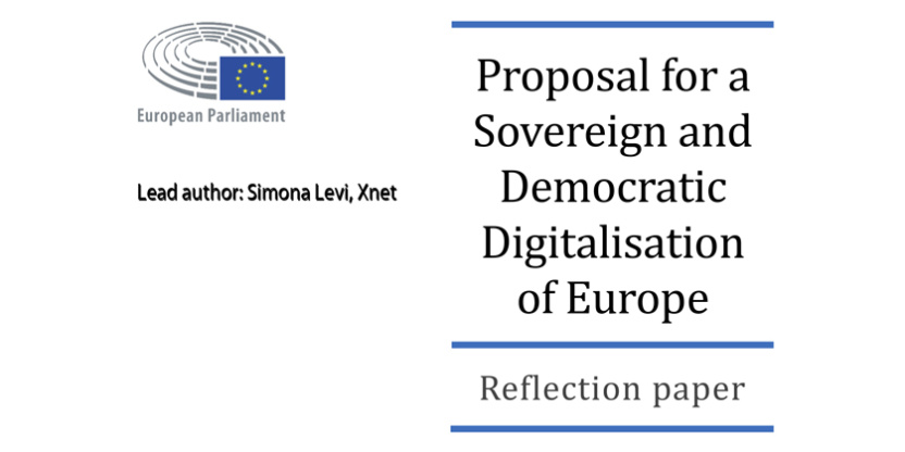 Proposal for a Sovereign and Democratic Digitalisation of Europe